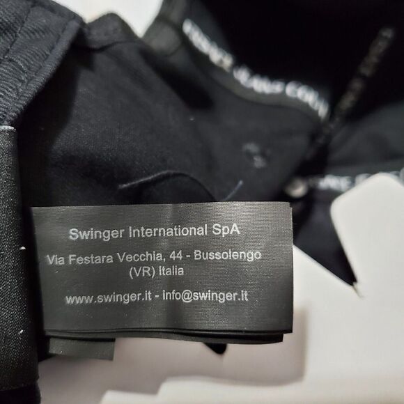 Versace Jeans Couture Mens Gold Logo Strap Back Baseball Hat Black / Gol… - Picture 9 of 14